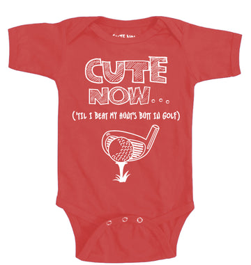 ('Til I Beat My Aunt's Butt in Golf) Bodysuit