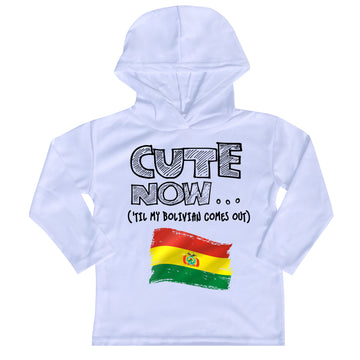 ('Til My Bolivian Comes Out) Toddler Long Sleeve Hooded T-shirt