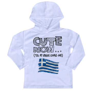 ('Til My Greek Comes Out) Toddler Long Sleeve Hooded T-shirt