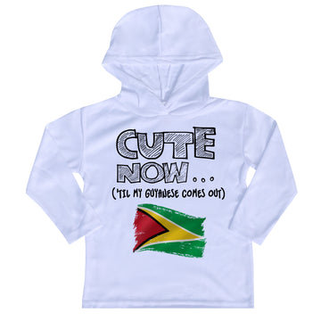 ('Til My Guyanese Comes Out) Toddler Long Sleeve Hooded T-shirt