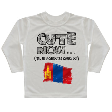 ('Til My Mongolian Comes Out) Toddler Long Sleeve T-shirt