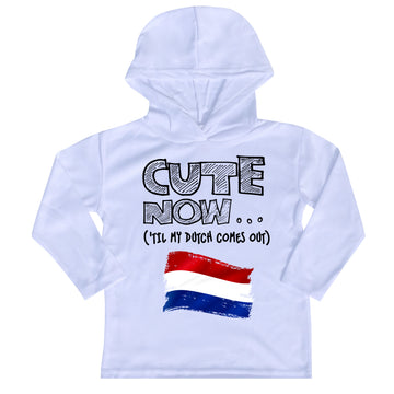 ('Til My Dutch Comes Out) Toddler Long Sleeve Hooded T-shirt