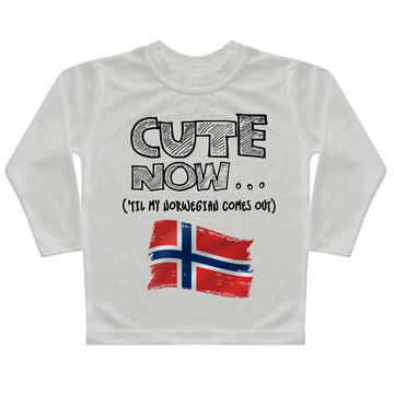 ('Til My Norwegian Comes Out) Toddler Long Sleeve T-shirt
