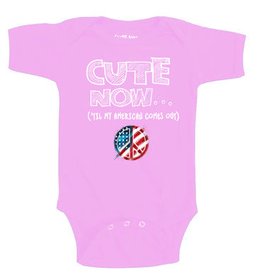Peace ('Til My American Comes Out) Bodysuit