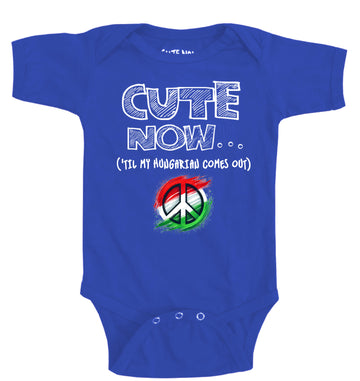 Peace ('Til My Hungarian Comes Out) Bodysuit