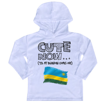 ('Til My Rwandan Comes Out) Toddler Long Sleeve Hooded T-shirt