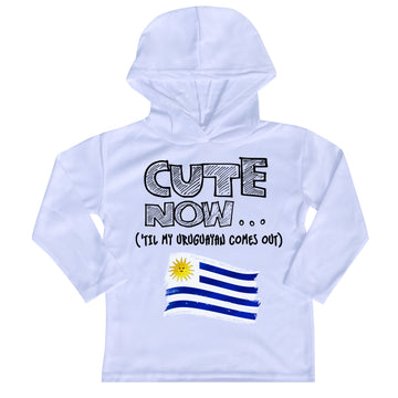 ('Til My Uruguayan Comes Out) Toddler Long Sleeve Hooded T-shirt