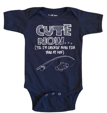 ('Til I'm Catchin' More Fish Than My Dad) Bodysuit
