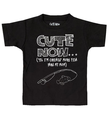 ('Til I'm Catchin' More Fish Than My Mom) Toddler T-shirt