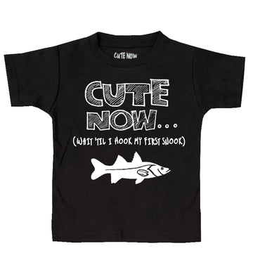 (Wait 'Til I Hook My First Snook) Toddler T-shirt