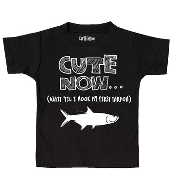(Wait 'Til I Hook My First Tarpon) Toddler T-shirt