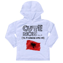 ('Til My Albanian Comes Out) Toddler Long Sleeve Hooded T-shirt