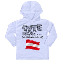 ('Til My Austrian Comes Out) Toddler Long Sleeve Hooded T-shirt