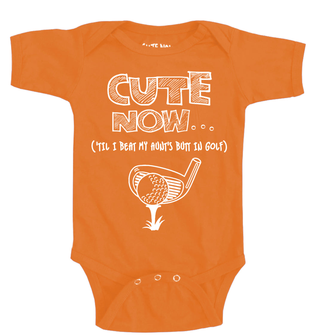 ('Til I Beat My Aunt's Butt in Golf) Bodysuit