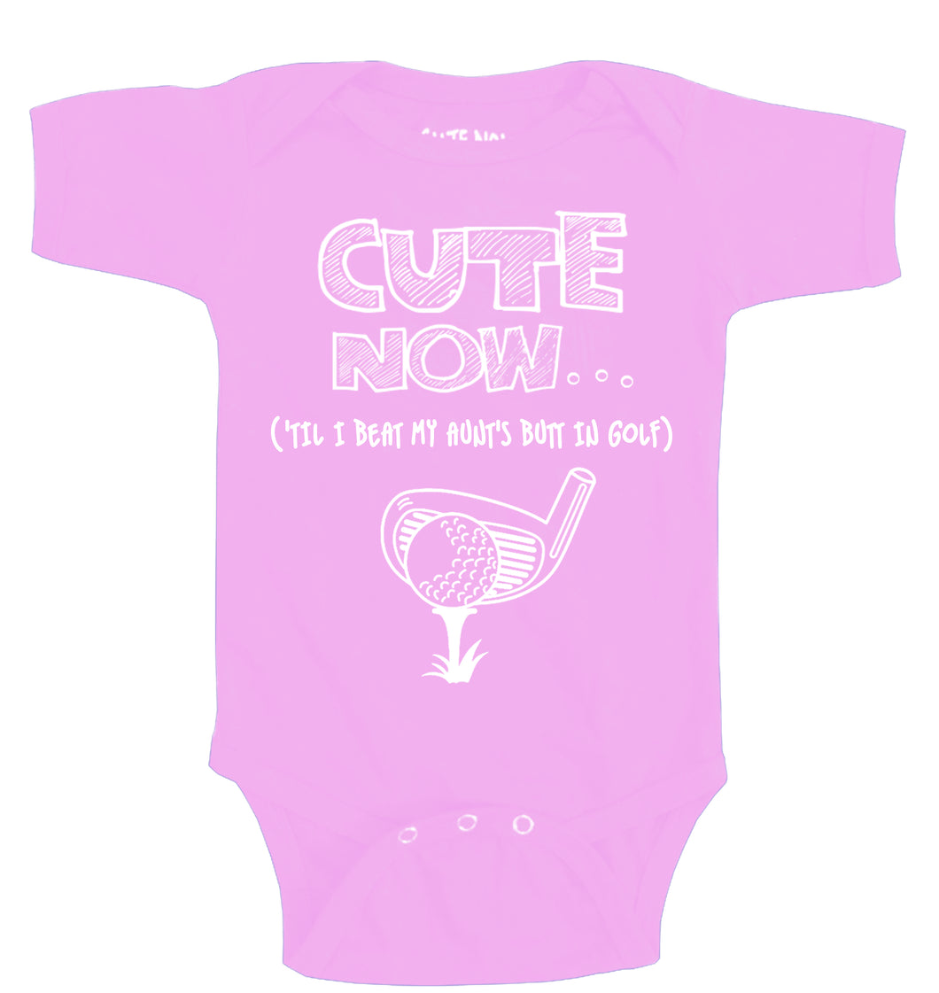 ('Til I Beat My Aunt's Butt in Golf) Bodysuit