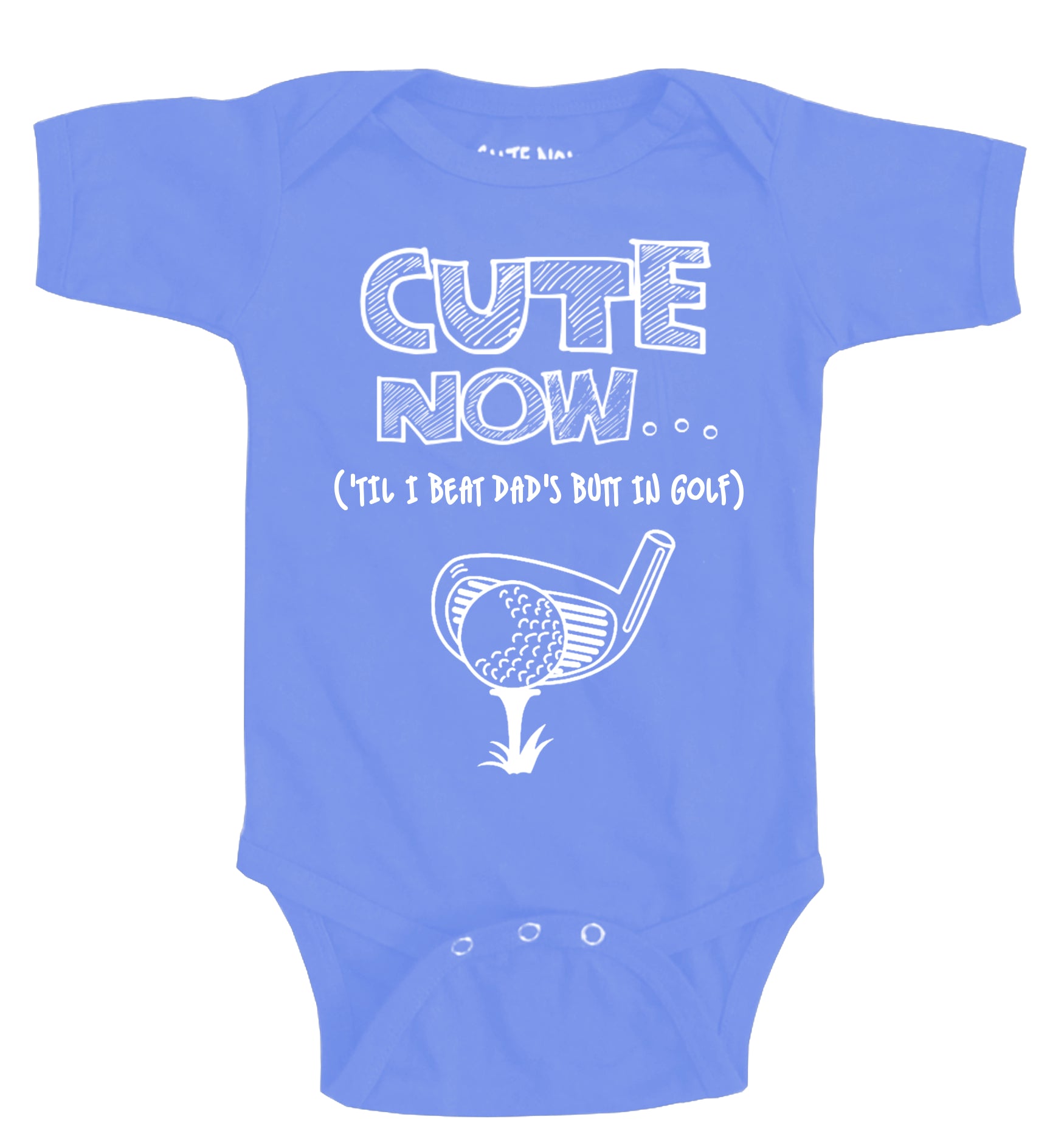 ('Til I Beat Dad's Butt in Golf) Bodysuit
