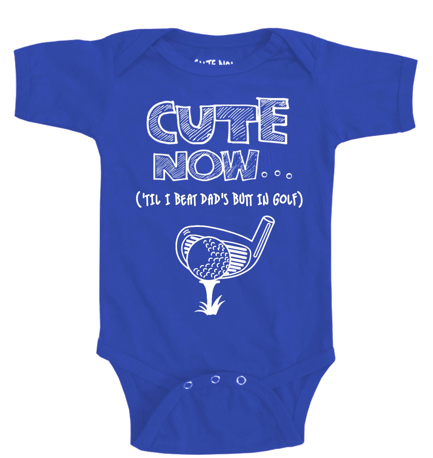 ('Til I Beat Dad's Butt in Golf) Bodysuit