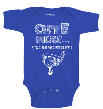 ('Til I Beat Dad's Butt in Golf) Bodysuit