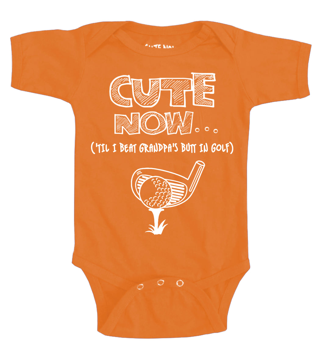 ('Til I Beat Grandpa's Butt in Golf) Bodysuit