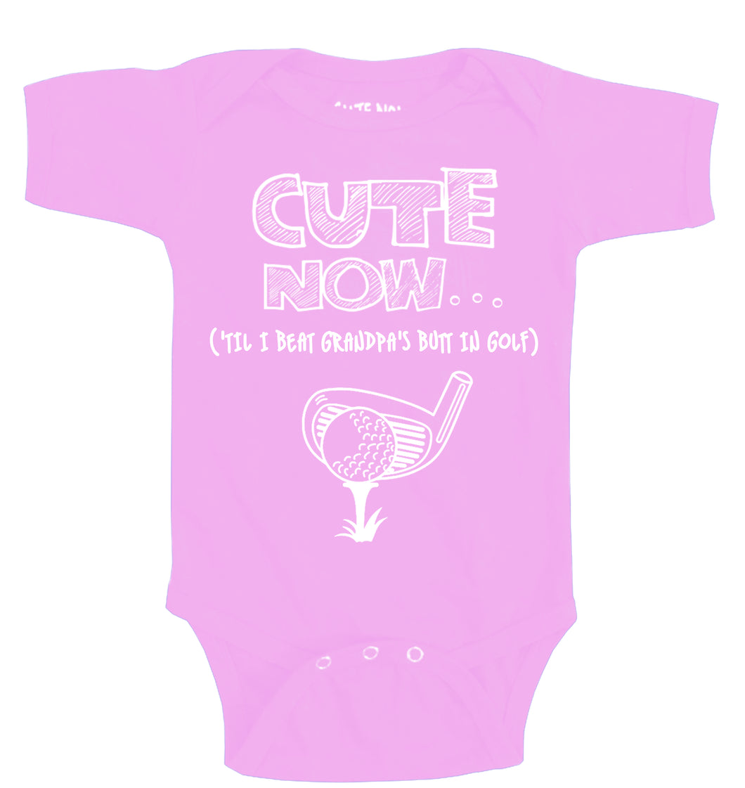 ('Til I Beat Grandpa's Butt in Golf) Bodysuit