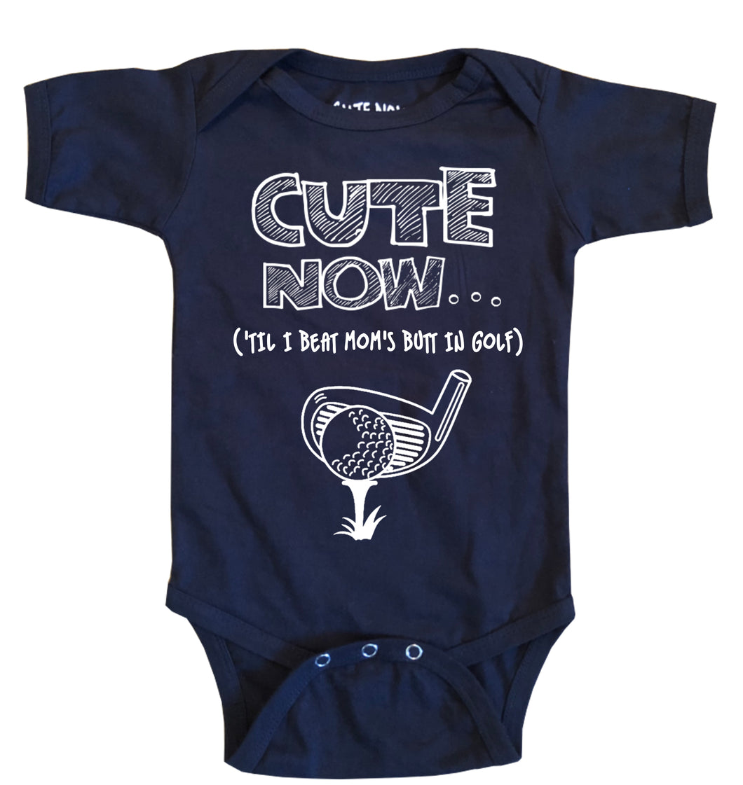 ('Til I Beat Mom's Butt in Golf) Bodysuit