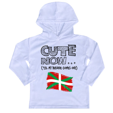 ('Til My Basque Comes Out) Toddler Long Sleeve Hooded T-shirt