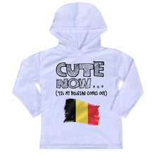 ('Til My Belgian Comes Out) Toddler Long Sleeve Hooded T-shirt