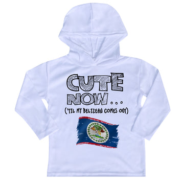 ('Til My Belizean Comes Out) Toddler Long Sleeve Hooded T-shirt