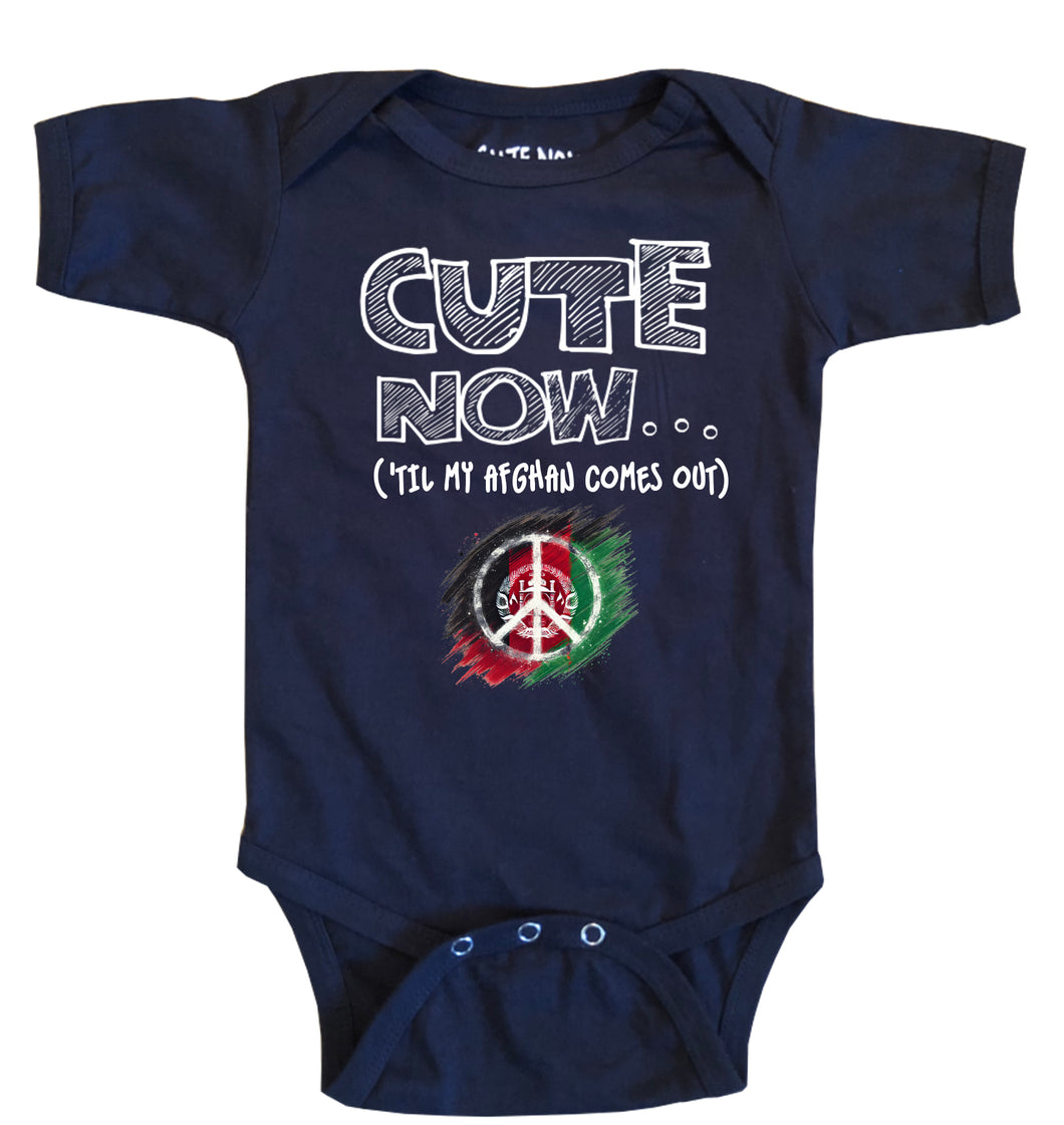 Peace ('Til My Afghan Comes Out) Bodysuit