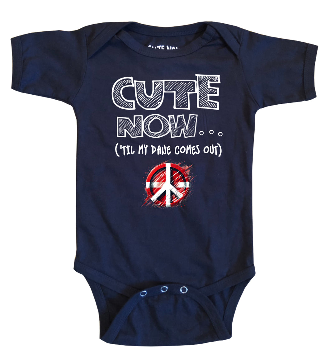 Peace ('Til My Dane Comes Out) Bodysuit