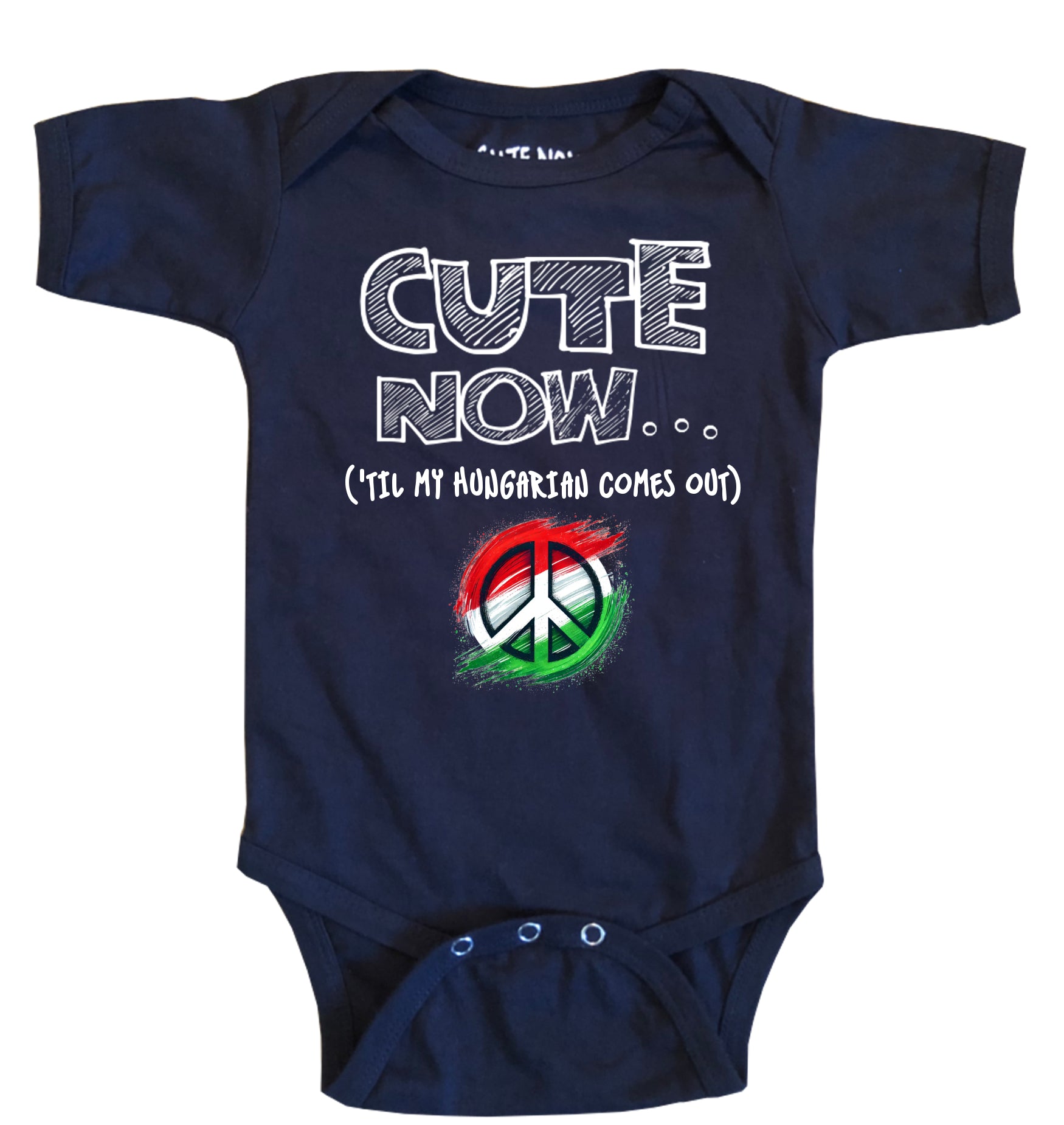 Peace ('Til My Hungarian Comes Out) Bodysuit