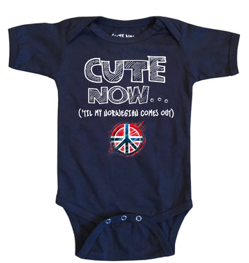 Peace ('Til My Norwegian Comes Out) Bodysuit