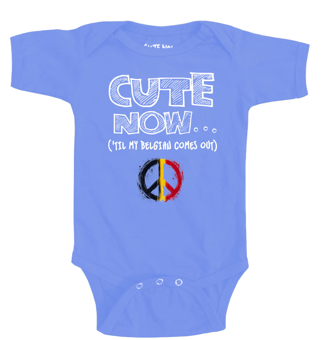 Peace ('Til My Belgian Comes Out) Bodysuit