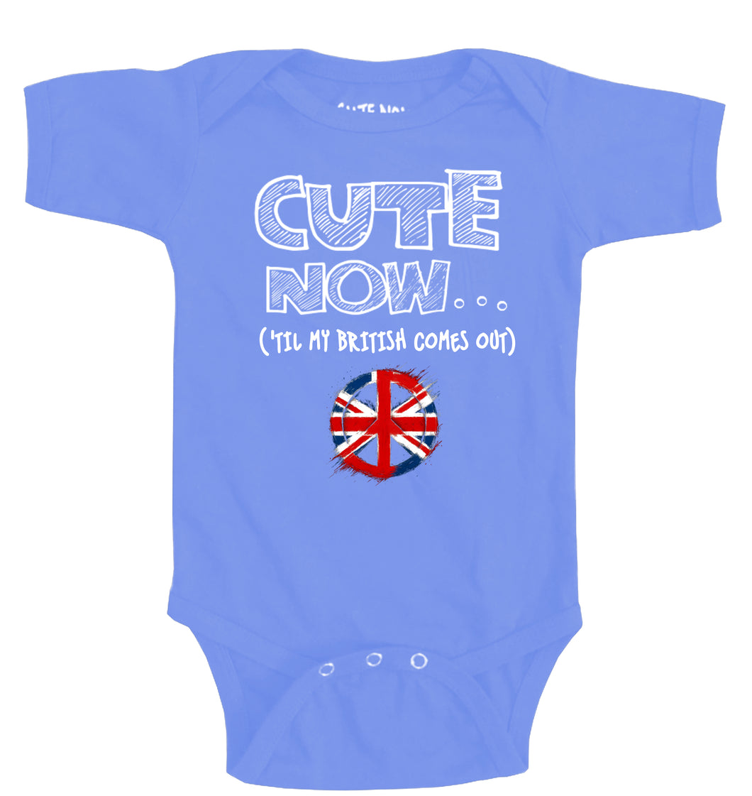 Peace ('Til My British Comes Out) Bodysuit