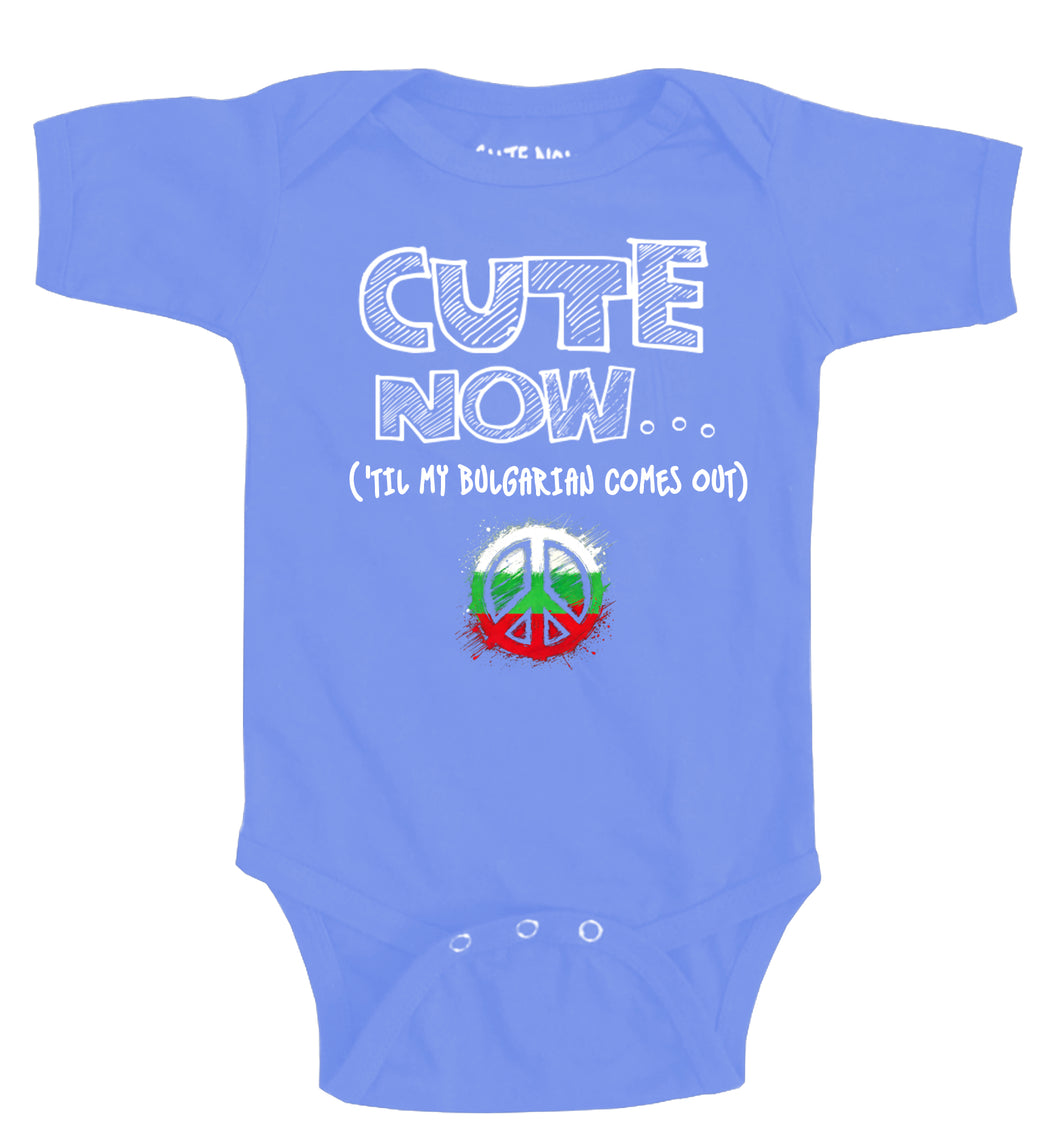 Peace ('Til My Bulgarian Comes Out) Bodysuit