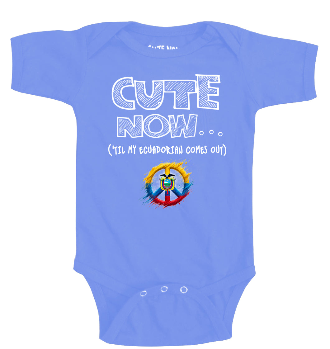 Peace ('Til My Ecuadorian Comes Out) Bodysuit