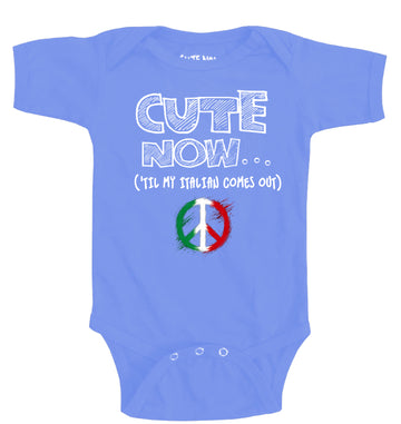 Peace ('Til My Italian Comes Out) Bodysuit