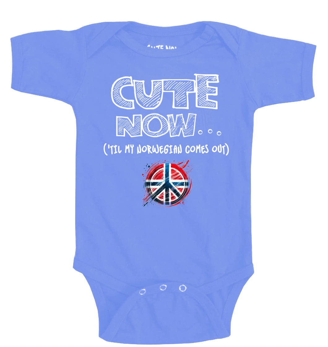 Peace ('Til My Norwegian Comes Out) Bodysuit