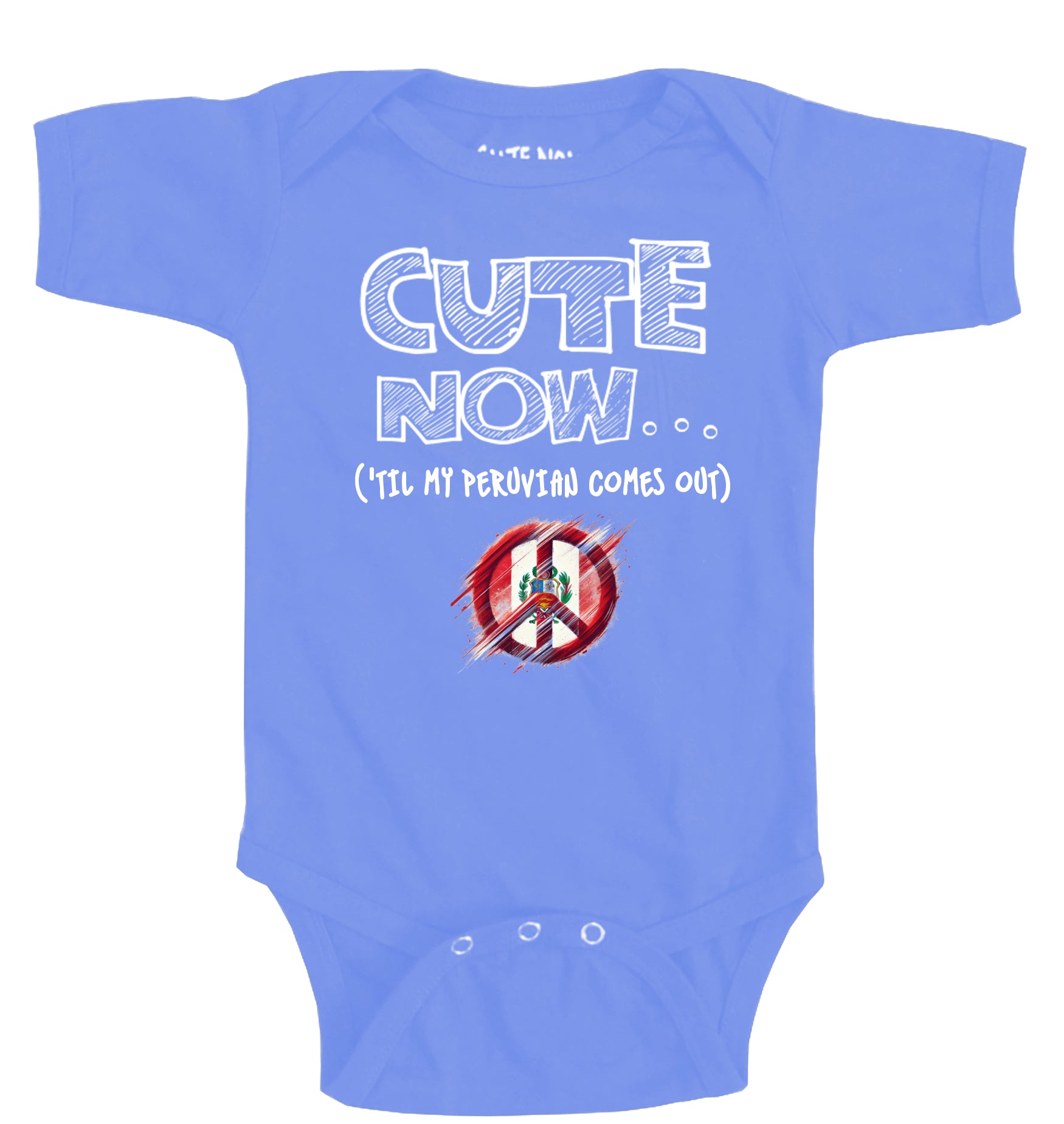 Peace ('Til My Peruvian Comes Out) Bodysuit