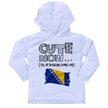 ('Til My Bosnian Comes Out) Toddler Long Sleeve Hooded T-shirt