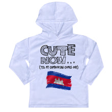 ('Til My Cambodian Comes Out) Toddler Long Sleeve Hooded T-shirt