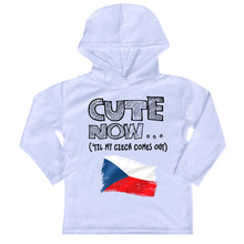 ('Til My Czech Comes Out) Toddler Long Sleeve Hooded T-shirt