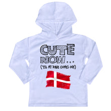 ('Til My Dane Comes Out) Toddler Long Sleeve Hooded T-shirt