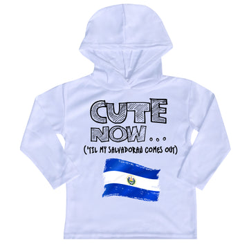 ('Til My Salvadoran Comes Out) Toddler Long Sleeve Hooded T-shirt