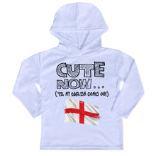 ('Til My English Comes Out) Toddler Long Sleeve Hooded T-shirt