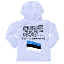 ('Til My Estonian Comes Out) Toddler Long Sleeve Hooded T-shirt