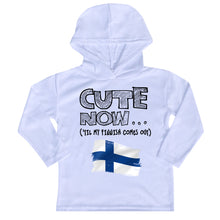 ('Til My Finnish Comes Out) Toddler Long Sleeve Hooded T-shirt