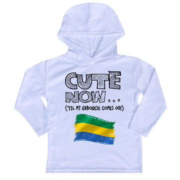 ('Til My Gabonese Comes Out) Toddler Long Sleeve Hooded T-shirt