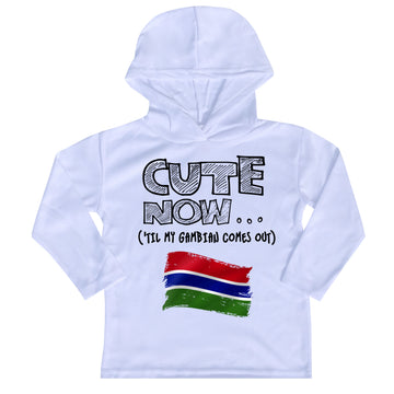 ('Til My Gambian Comes Out) Toddler Long Sleeve Hooded T-shirt