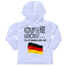 ('Til My German Comes Out) Toddler Long Sleeve Hooded T-shirt
